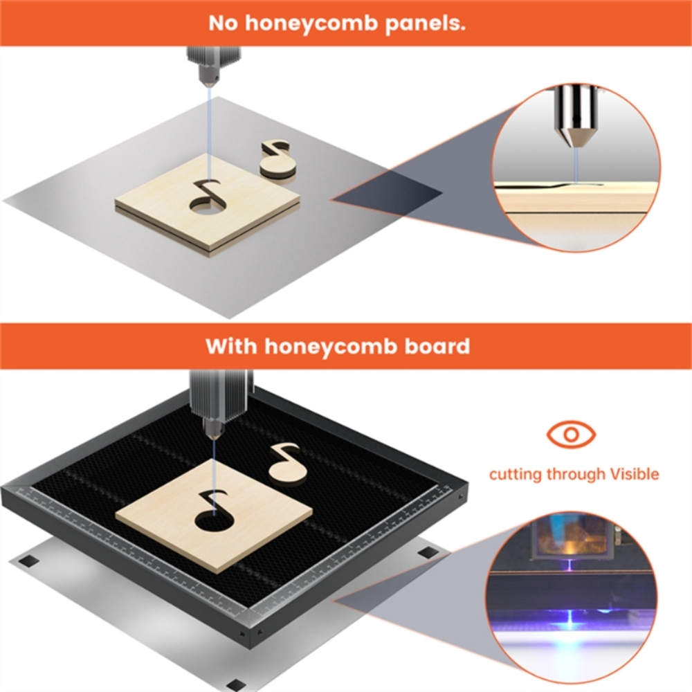 ACMER ตัดเลเซอร์รังผึ้งทํางานต - Honeycomb Laser Bed บทวิจารณ์และราคา